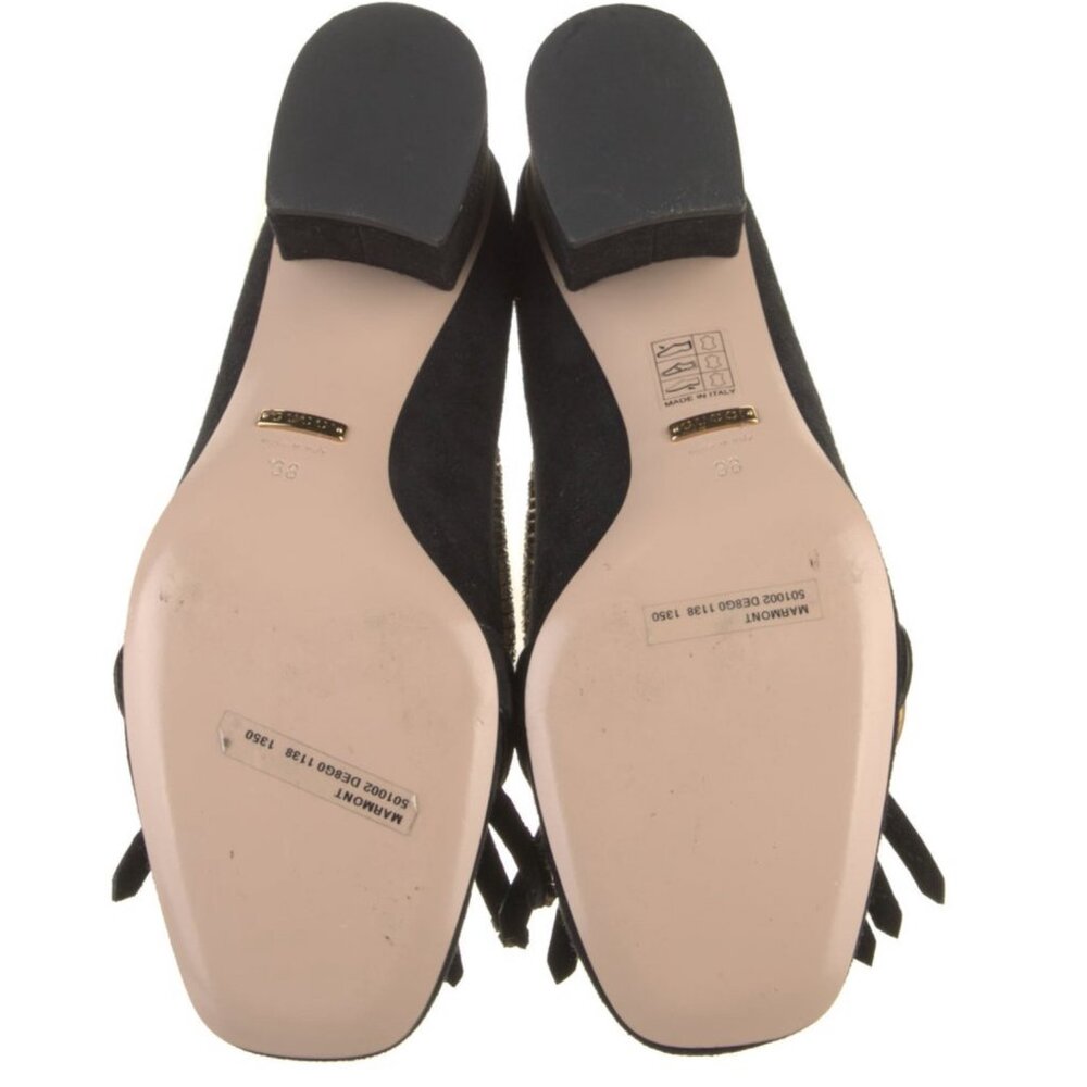 GUCCI MARMONT CRYSTAL EMBELLISHED PUMPS SIZE 38 IT, 8 US - Picture 6 of 9